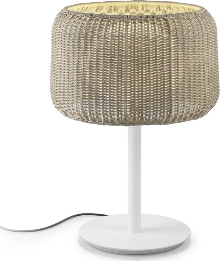 Fora M - utelampe, hvit-beige