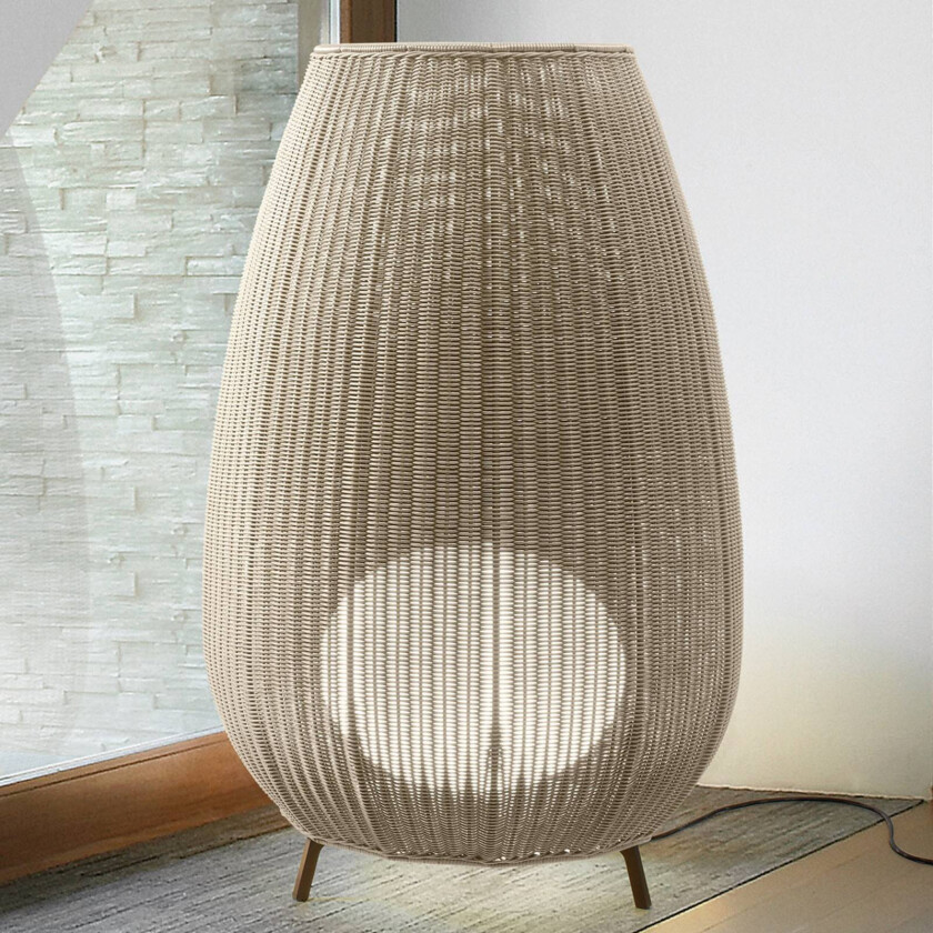 Amphora 03 - terrasselampe, lys beige