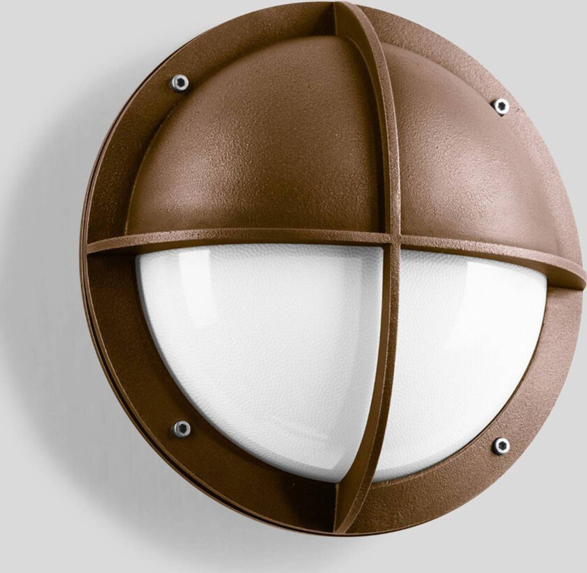 31050K3 utendørs vegglampe bronse blendet