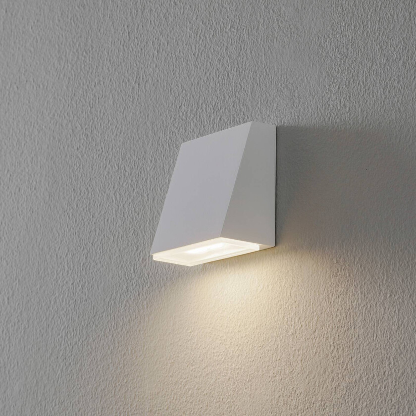 78047 vegglampe trapes 3 000 K 9cm hvit 255lm