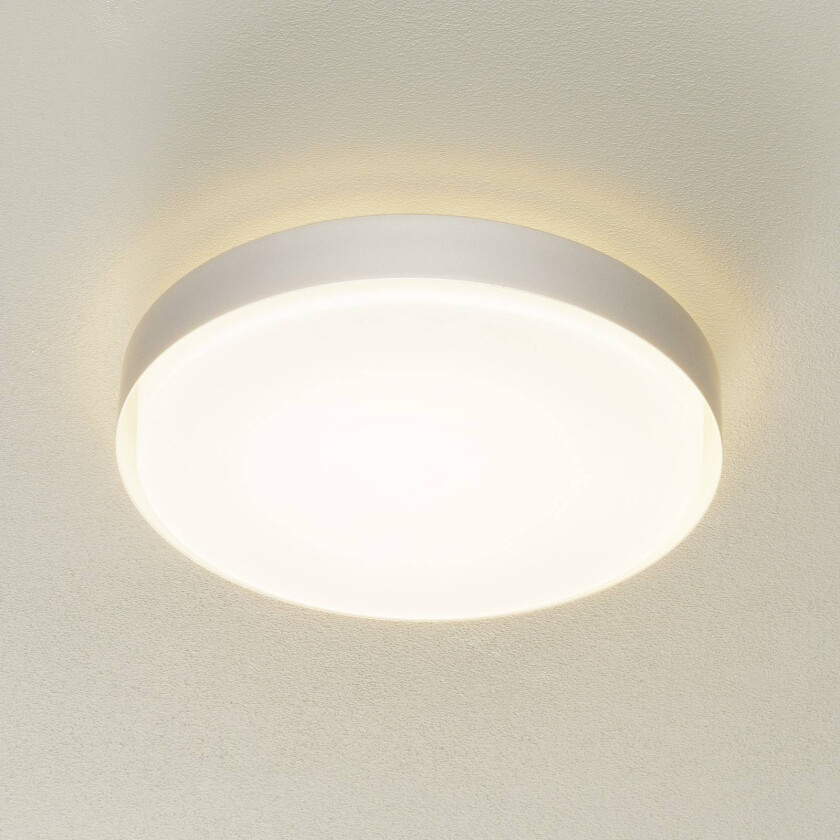 34279 LED-taklampe, alu, Ø 42 cm, DALI