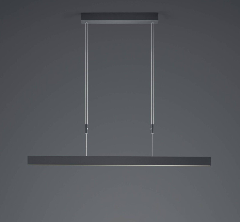 Delta LED-pendel, 100 cm, svart