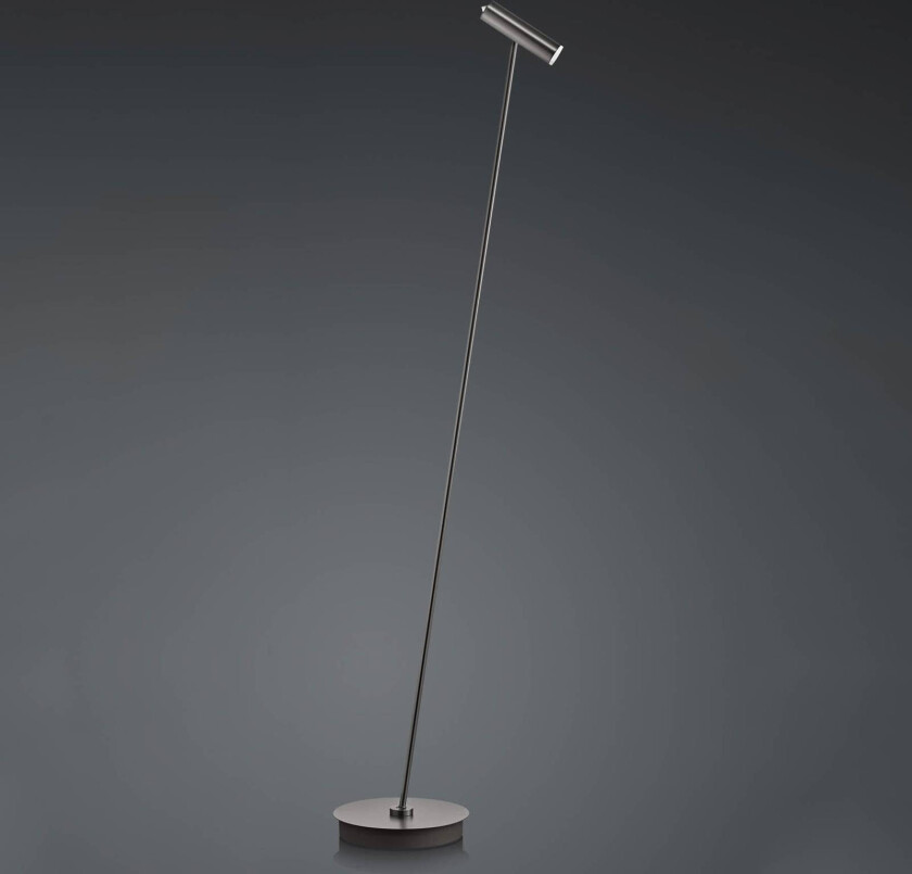 LED-gulvlampe Tom, dimbar, bronse