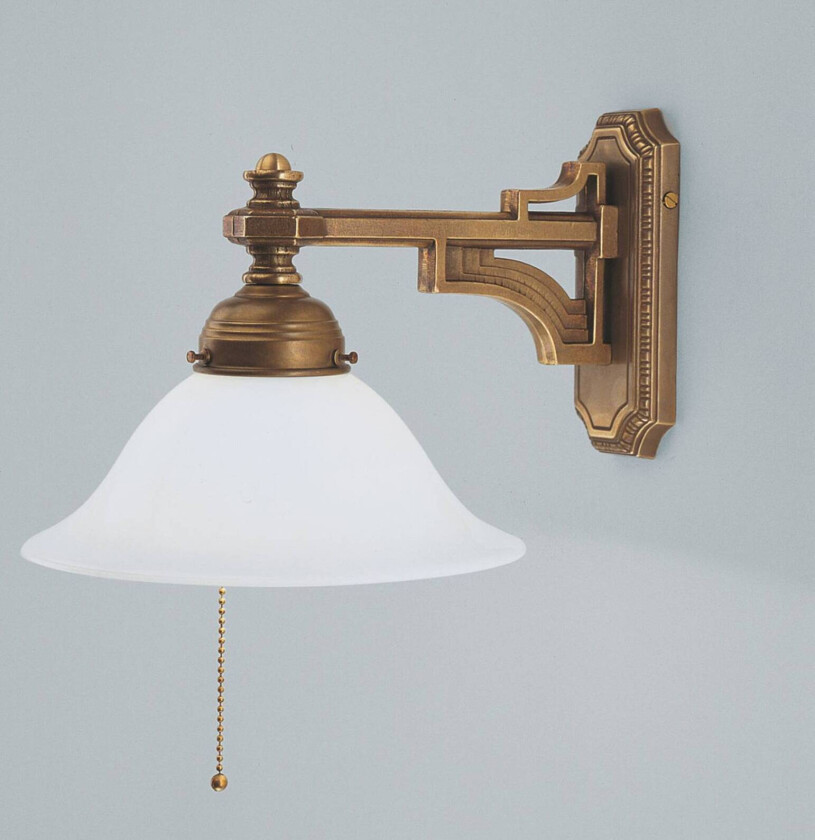 Gustave vegglampe i messing