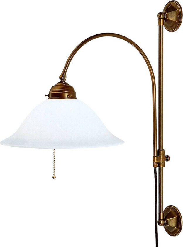 Rhodos - bevegelig vegglampe av messing