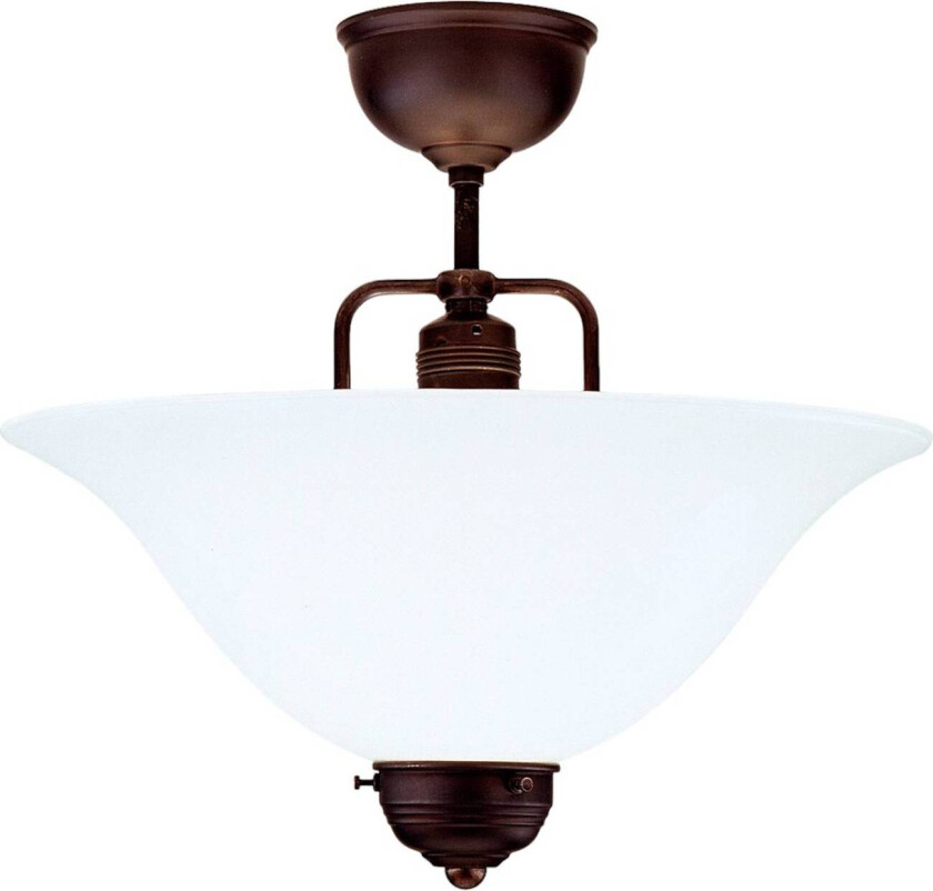 Håndlaget taklampe Rosa