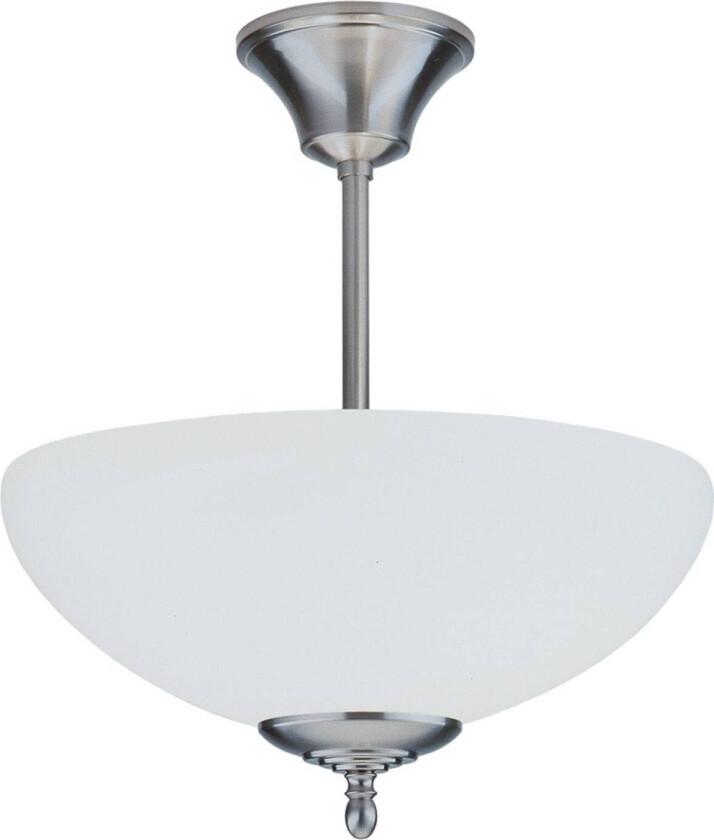 Håndlaget taklampe ANNI, nikkel