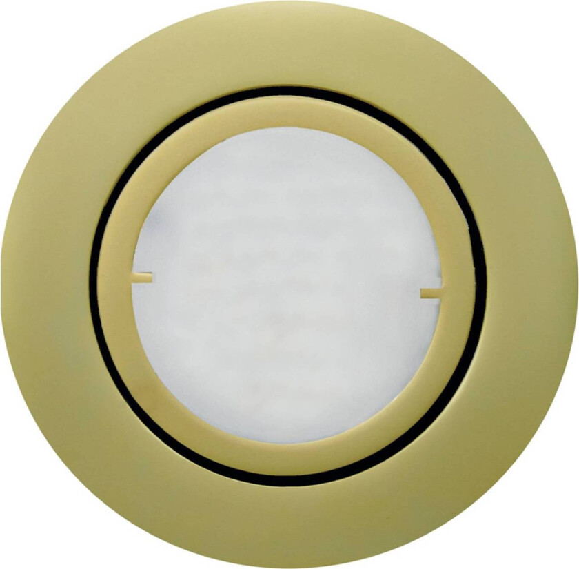 Matt gyllen LED-innbyggingslampe Joanie