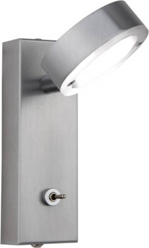 LED-vegglampe av høy kvalitet Saturna med bryter