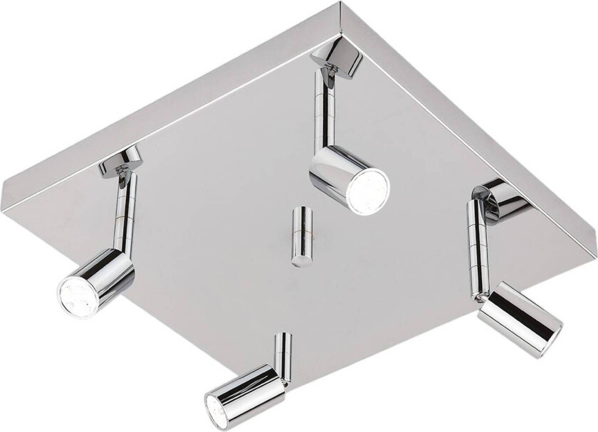 Kvadratisk taklampe Karen 4 lyskilder