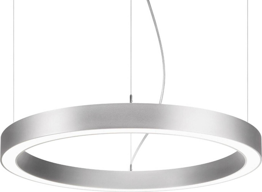 Biro Circle UpDown DALI sølv 840 45cm