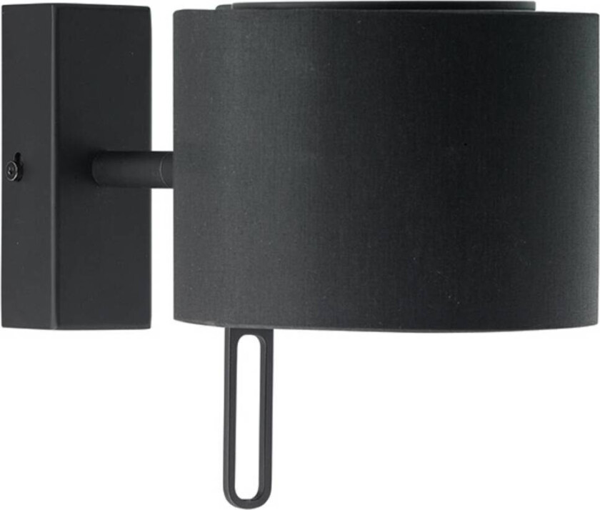 58151080 vegglampe, svart