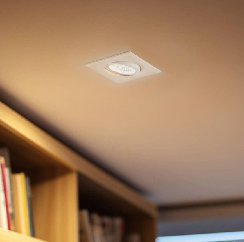 innfelt spot 38° kantet dim-til-varm hvit