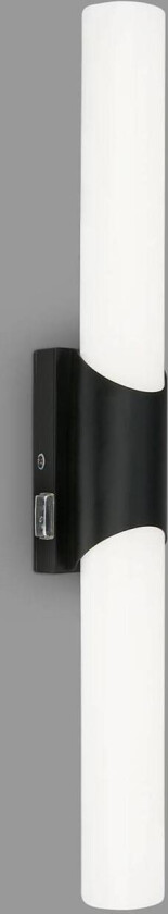 Baderoms- og speilbelysning Klak Brilo, svart, 47 cm