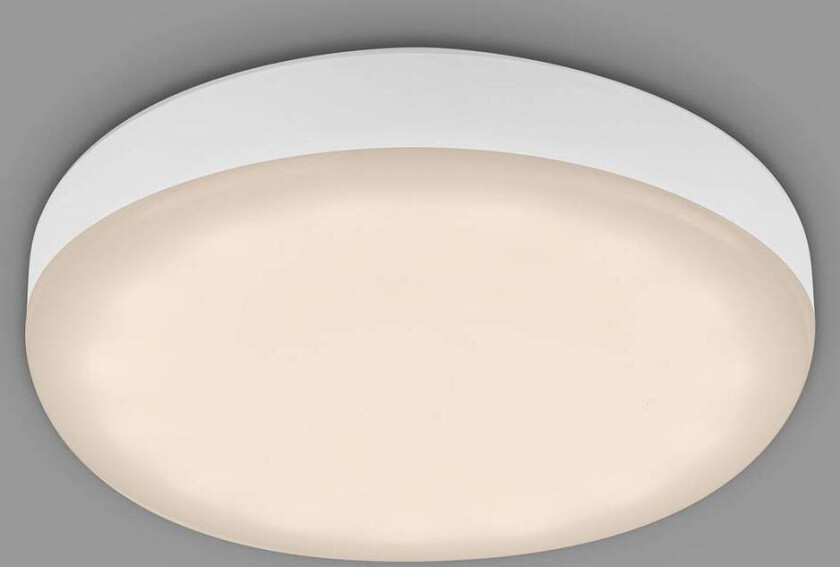 LED-downlight Plat, hvit, Ø 7,5 cm, 3 000 K