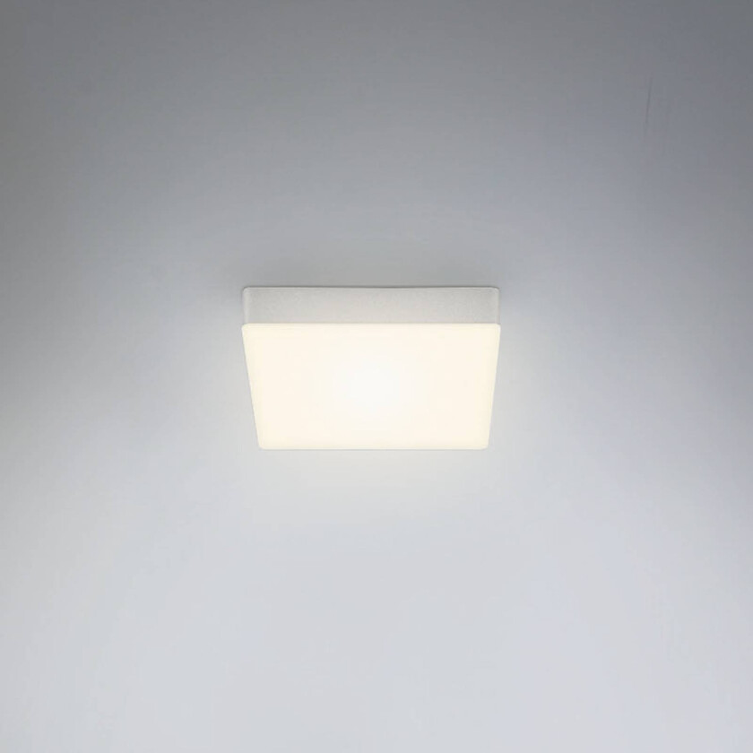 Flame LED-taklampe, 15,7 x 15,7 cm, sølv