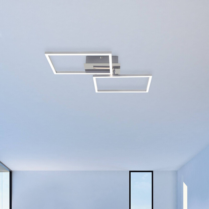 LED-taklampe 3149-018 to kvadrater