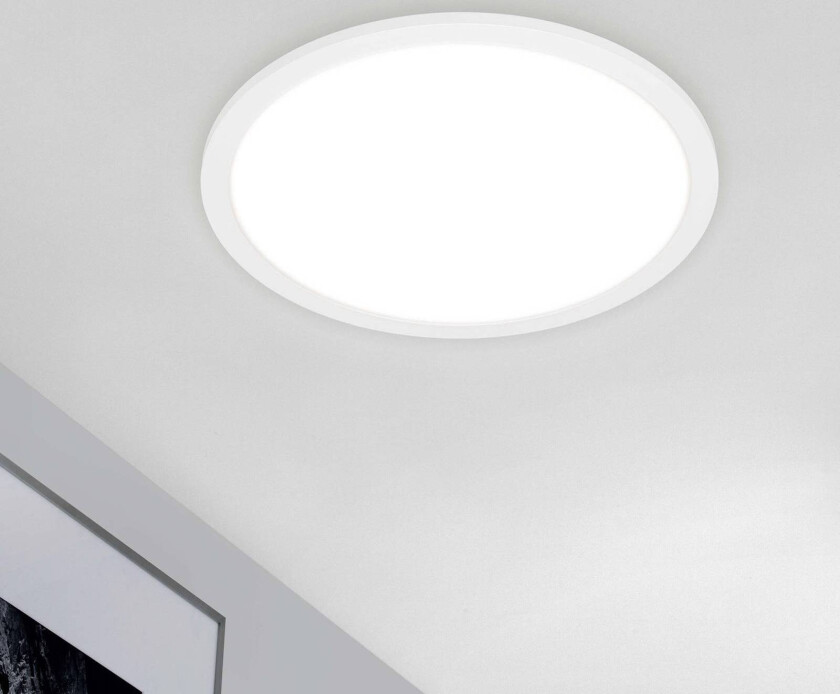 LED-panel Piatto CCT fjernkontroll, rund, hvit