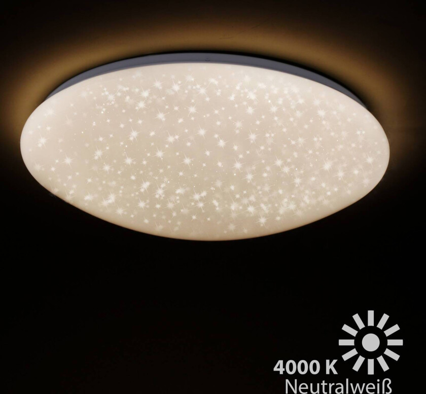 LED-taklampe Vipe, stjernehimmel-effekt, 49 cm