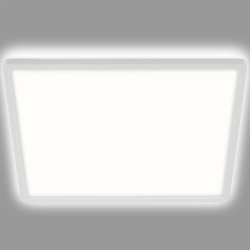 LED-taklampe Slank, kantet 42 x 42 cm