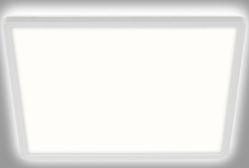 LED-taklampe Slank, kantet 29,3 x 29,3 cm