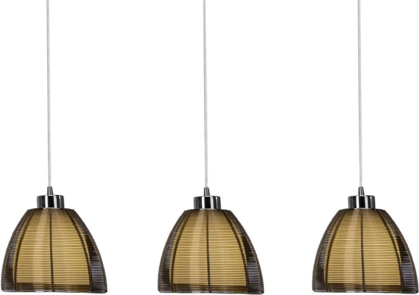 Relax pendellampe, 3 lyskilder, bronse