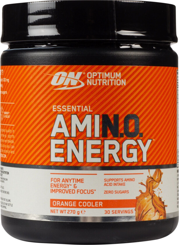 Amino Energy 270 g, aminosyretilskudd, kosttilskudd Orange