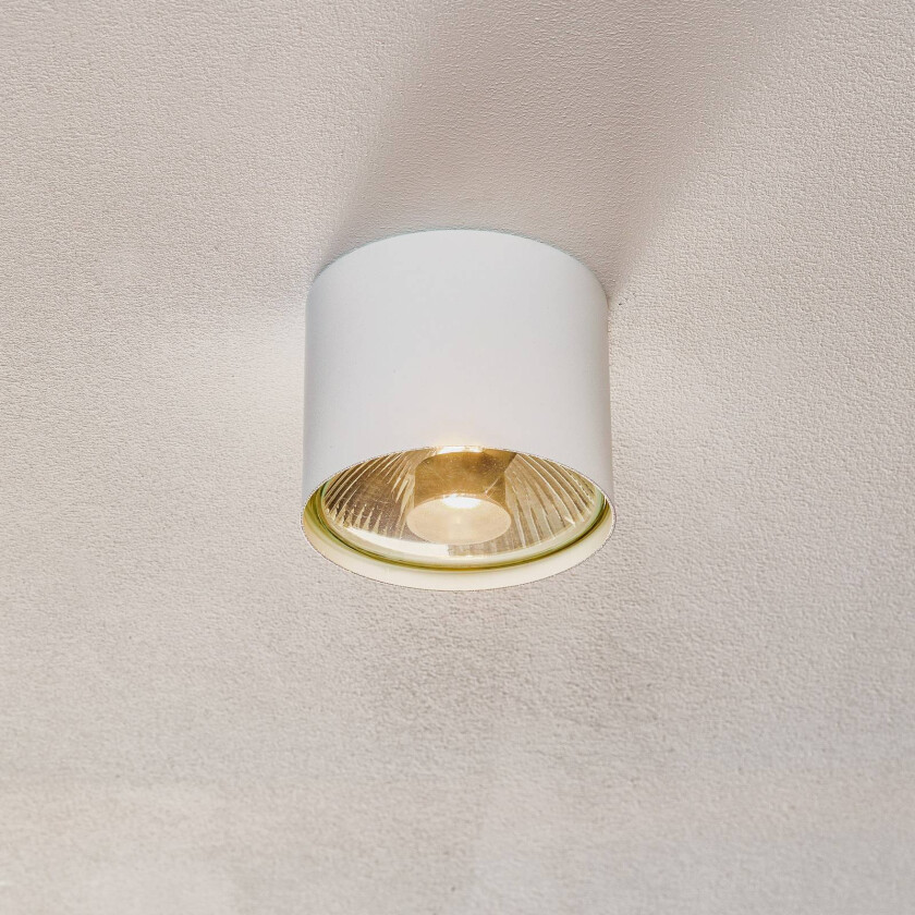 Takspot Bot, hvit, 1 lyskilde