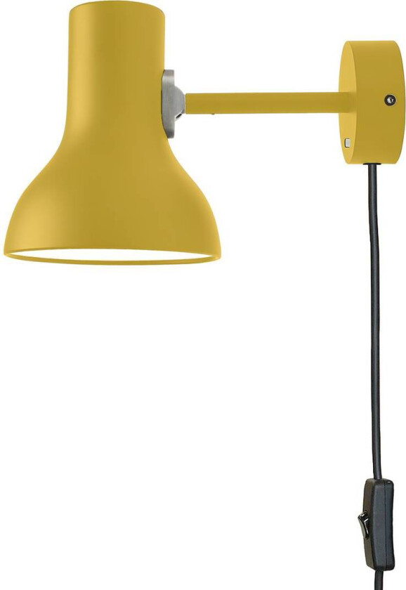 Type 75 Mini vegglampe plugg okergul