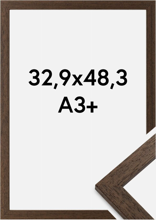 Ramme Brown Wood 32,9x48,3 Cm (A3+)
