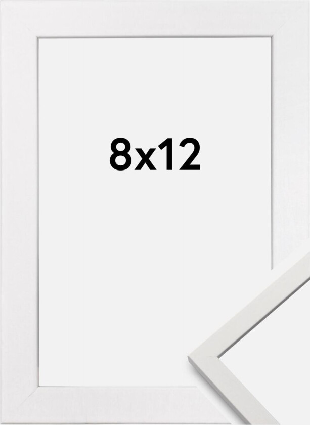 Ramme Edsbyn Akrylglass Hvit 8x12 Cm