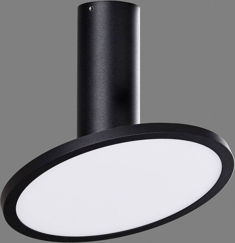 Morgan LED-taklampe, bevegelig, svart
