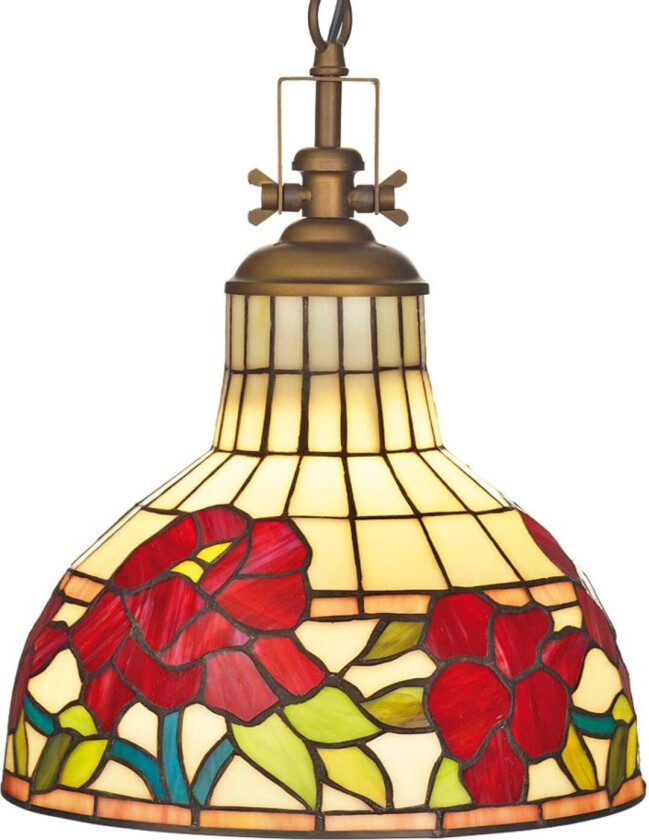 Hengelampe Yria i Tiffany-stil
