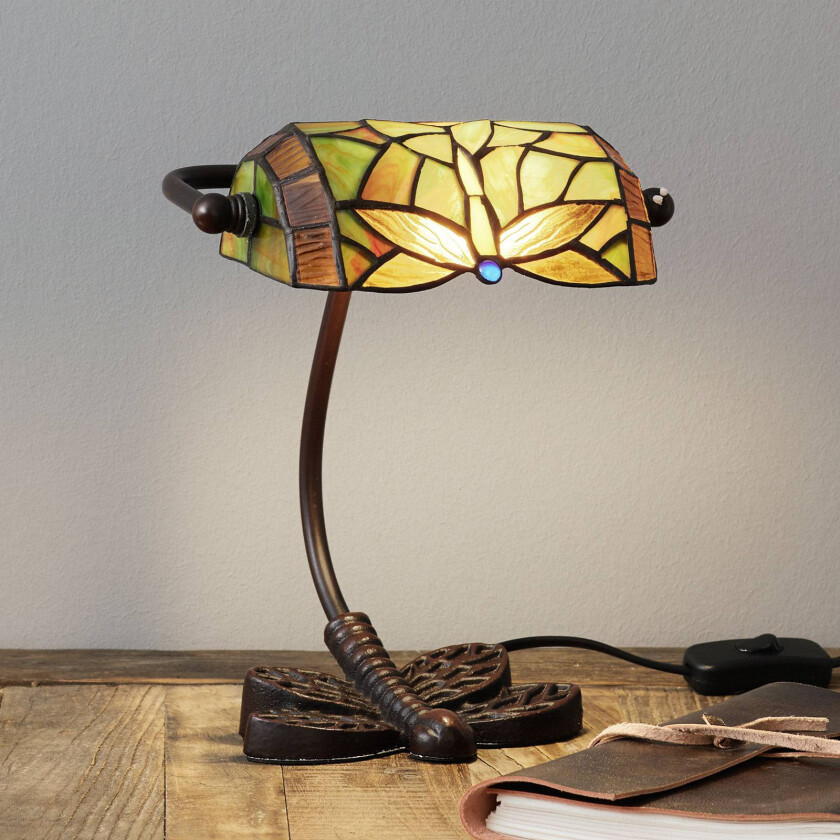 Håndlaget DRAGONFLY bordlampe