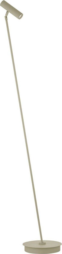 LED-gulvlampe Tom Pro, sandfarget, 1 lyskilde, CCT, dimmer