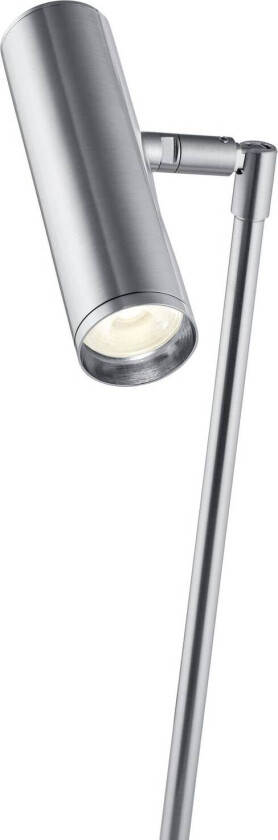 Tom Pro LED-bordlampe, matt nikkel, høyde 47 cm, CCT, dimmer