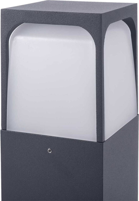 sokkellampe Veta, høyde 50 cm, svart, aluminium