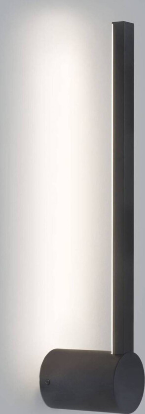 LED-vegglampe til bad Passeggio Nova, 40 cm, svart