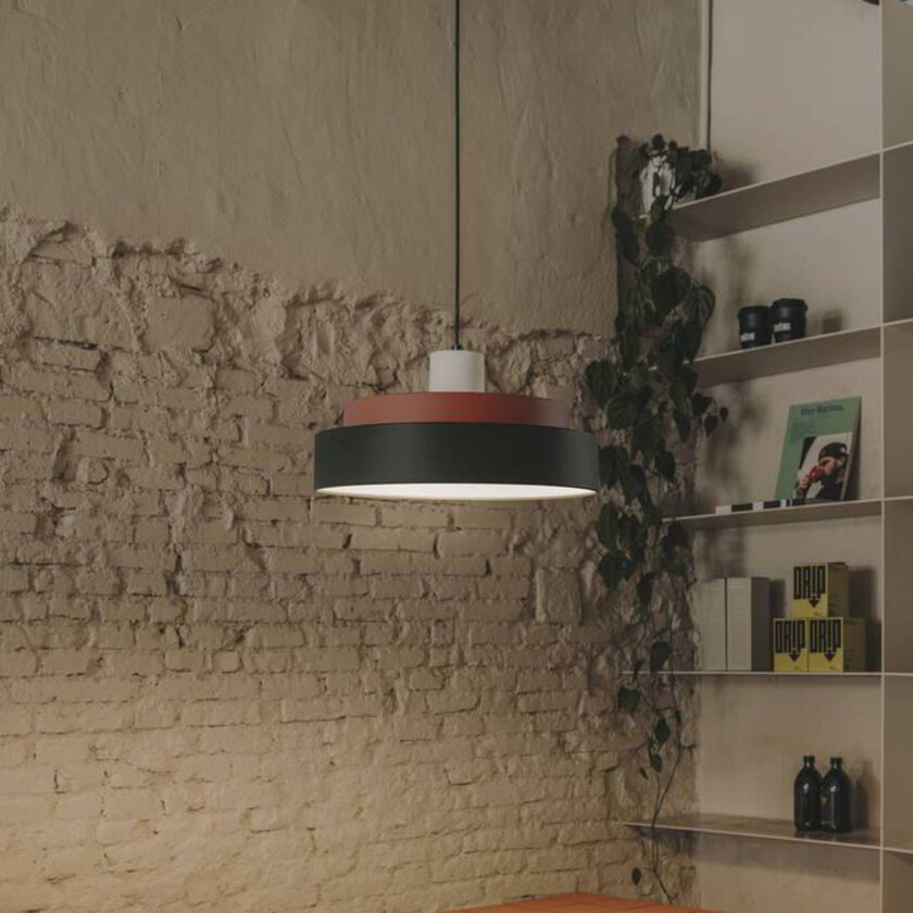 Keops 2 LED-pendellampe, Ø 50 cm, fargerik, aluminium