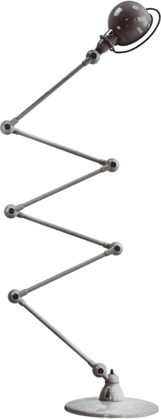 Loft D9406 Gulvlampe 6x40 cm, børstet stål