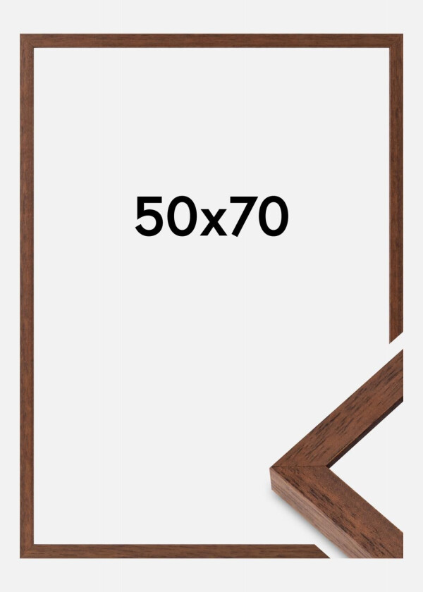 Ramme Hermes Akrylglass Teak 50x70 Cm