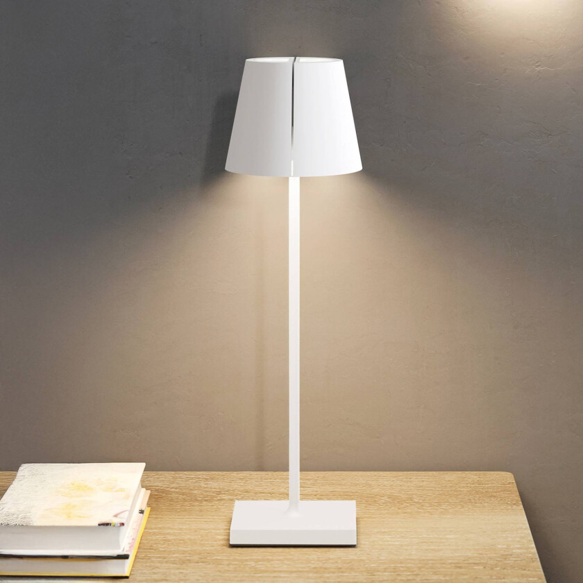 Nuindie tango LED-bordlampe, hvit, IP20, dimbar