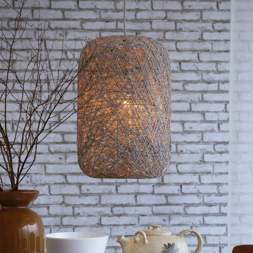 Spin S pendellampe, grå, Ø 30 cm