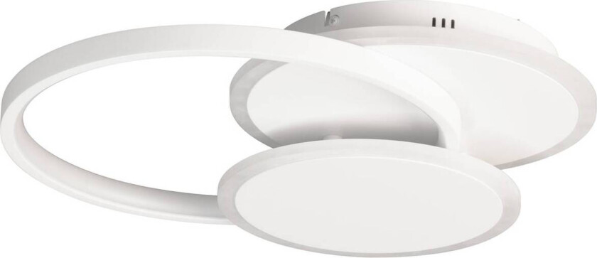 Tomo LED taklampe, metall, fjernkontroll, CCT, dimbar, 40 cm