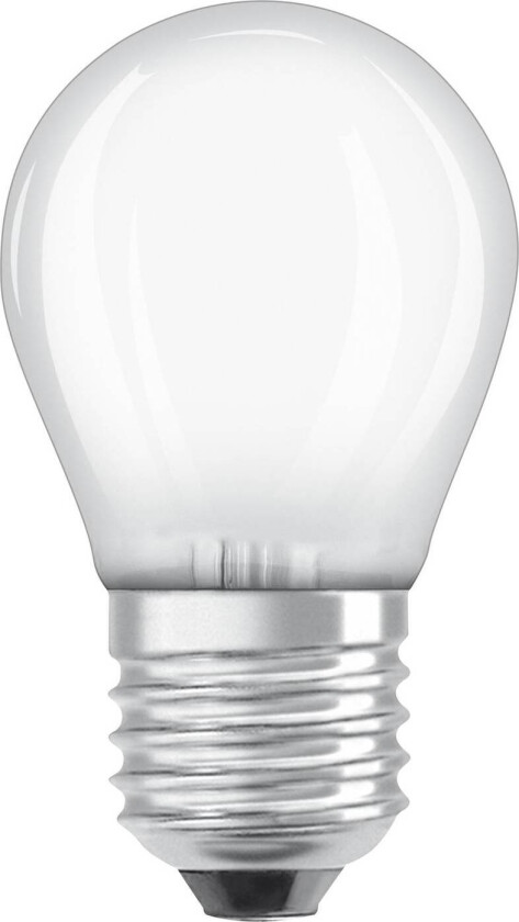 OSRAM LED-pære dråpe matt E27 2,2W 2700K 470lm
