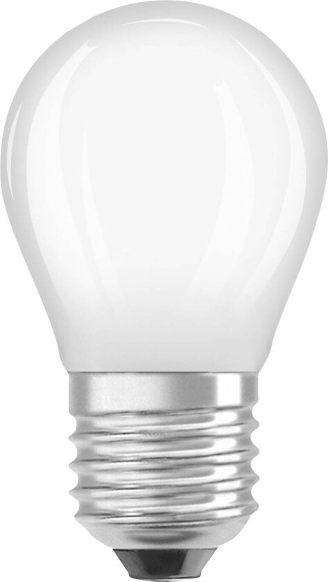 OSRAM LED-pære dråpe E27 1,2W matt 4 000K 255lm