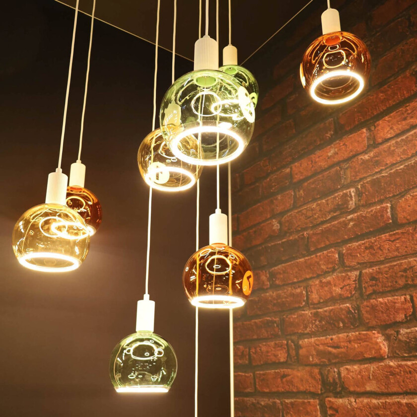 globepære flytende, E27 oransje G200 6 W 922 dimbar