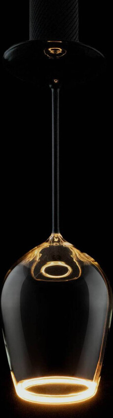 LED-pære flytende rødvin røykfarget E27 5 W 922