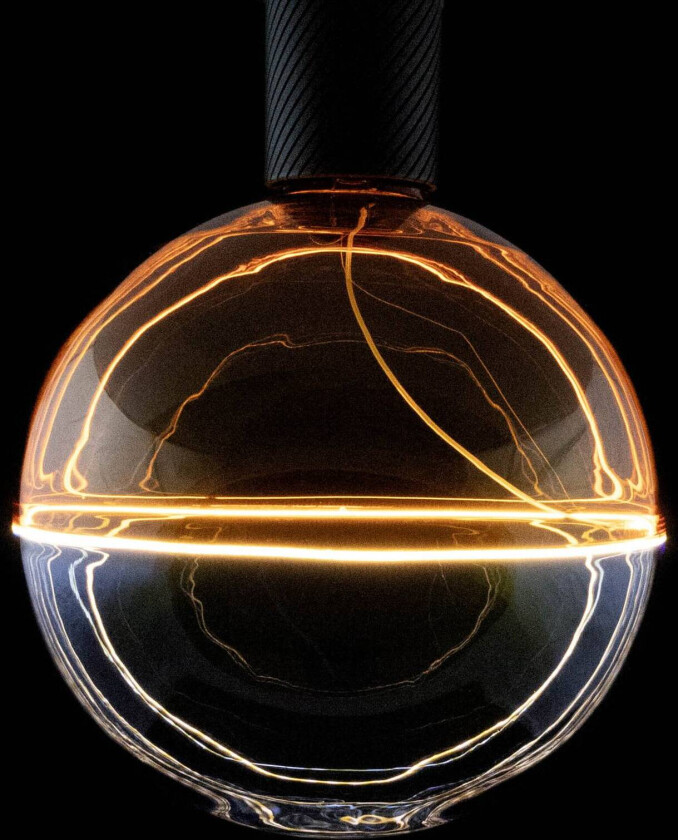 LED-globus Illusion, E27 G190 blå/amber 6W 1900K dimbar