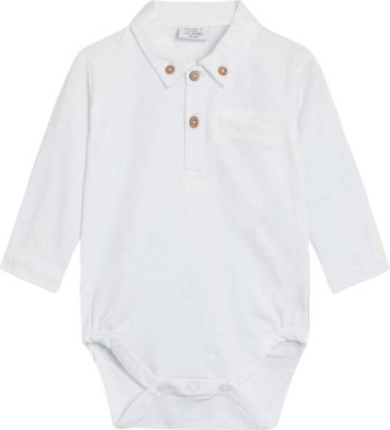 Hust & Claire Basil Body Med Krage, White